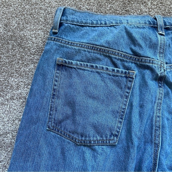 Old Navy High-Rise Loose Wide Leg Distressed Blue Jeans Womens Plus Size 16 NWOT - Picture 12 of 15